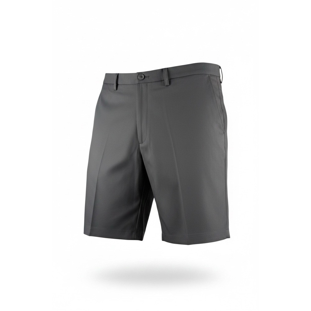 Haggar Cool 18 Pro Shorts Mens 38 Black Expandable Waist Stretch Golf NWT